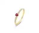Bild 1 von 585 Gold Ring, Rubin
