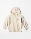 Bild 2 von Kinder-Hoodie, Sweatstoff, Abstrakt sandfarben
