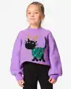 Bild 1 von Siepie Kinderpullover Grobstrick violett