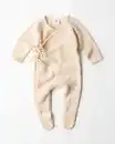 Bild 1 von Newborn-Strampler aus Feinstrick ecru