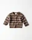 Bild 1 von Newborn-Pullover aus Feinstrick, gestreift braun