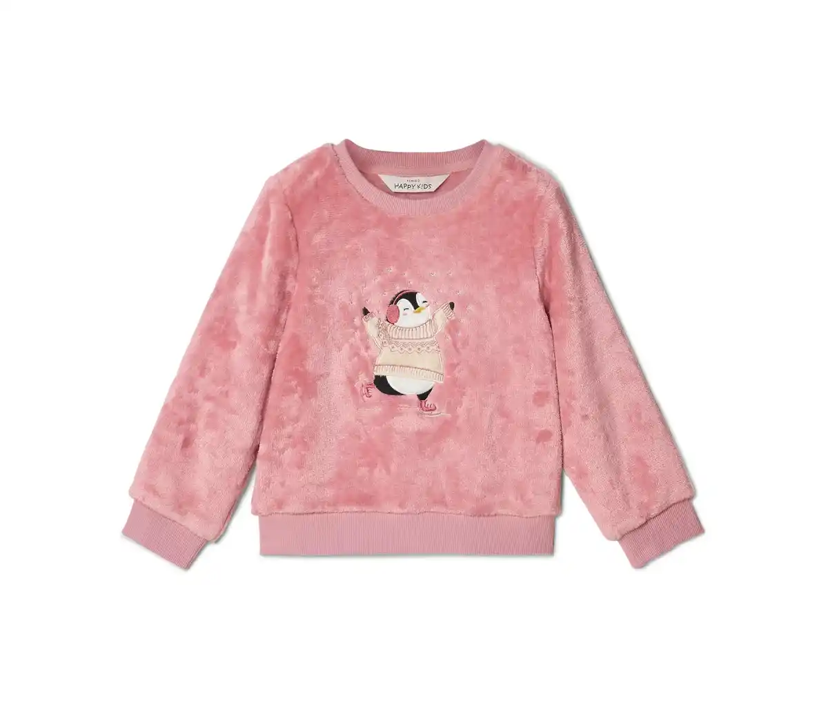 Bild 1 von Kinder-Plüsch-Sweatshirt, rosa