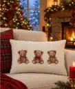 Bild 1 von Weihnachtliches Kissen aus Teddyfleece