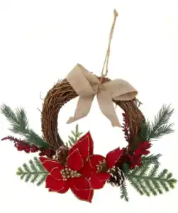 Rattankranz Weihnachten