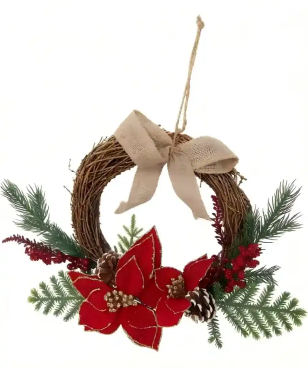 Bild 1 von Rattankranz Weihnachten