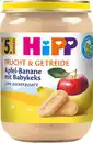 Bild 1 von HiPP Bio Frucht und Getreide Apfel-Banane mit Babykeks, 190 g