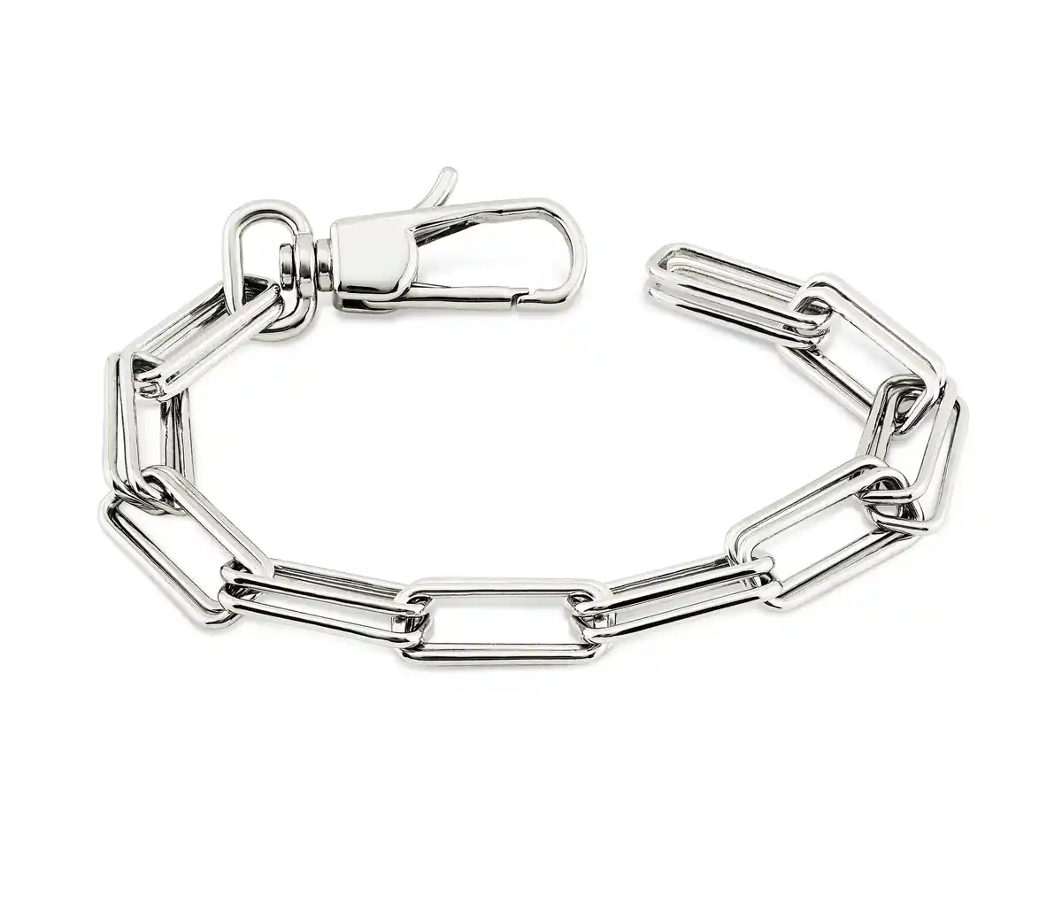 Bild 1 von Gliederarmband, 925er Sterlingsilber, rhodiniert