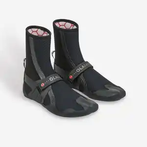 DECATHLON Surfschuhe Yulex 5 mm 900 schwarz