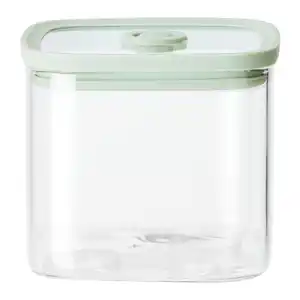 Vorratsglas Selina Grün/Klar ca. 0,65L, Klar