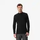 Bild 1 von FORCLAZ Merino Funktionsshirt Herren Zip - Resist schwarz
