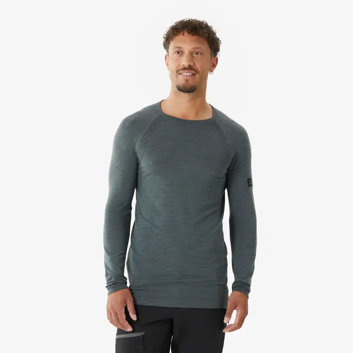Bild 1 von SIMOND Herren langarm Klettershirt Merinowolle - Seamless grau