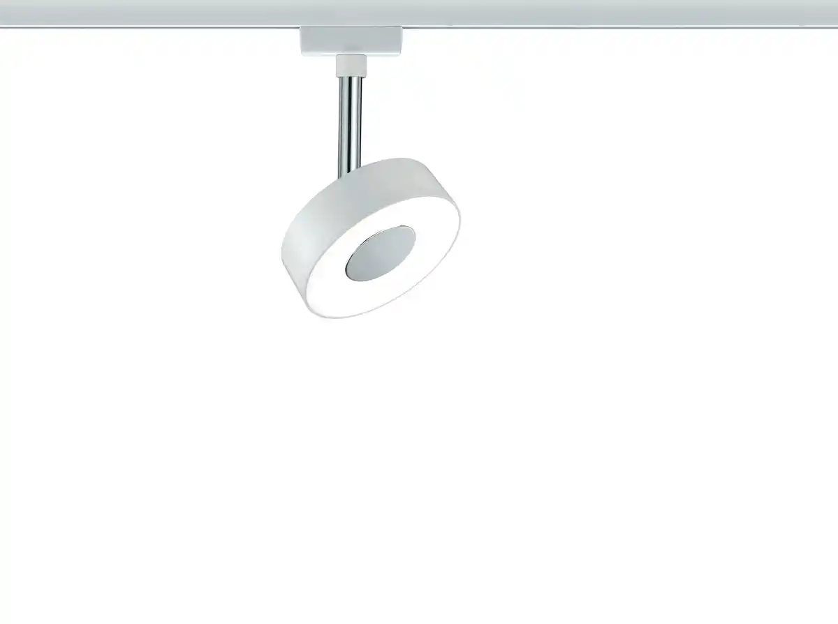 Bild 1 von Schienensystem-Strahler Spot Circle max. 5 Watt, Weiß, Chromfarben