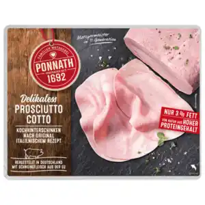 Ponnath Prosciutto Cotto 150g