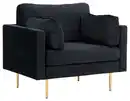 Bild 1 von Sessel Boom ca. 110x84x86 cm Schwarz, Schwarz, Hellbraun