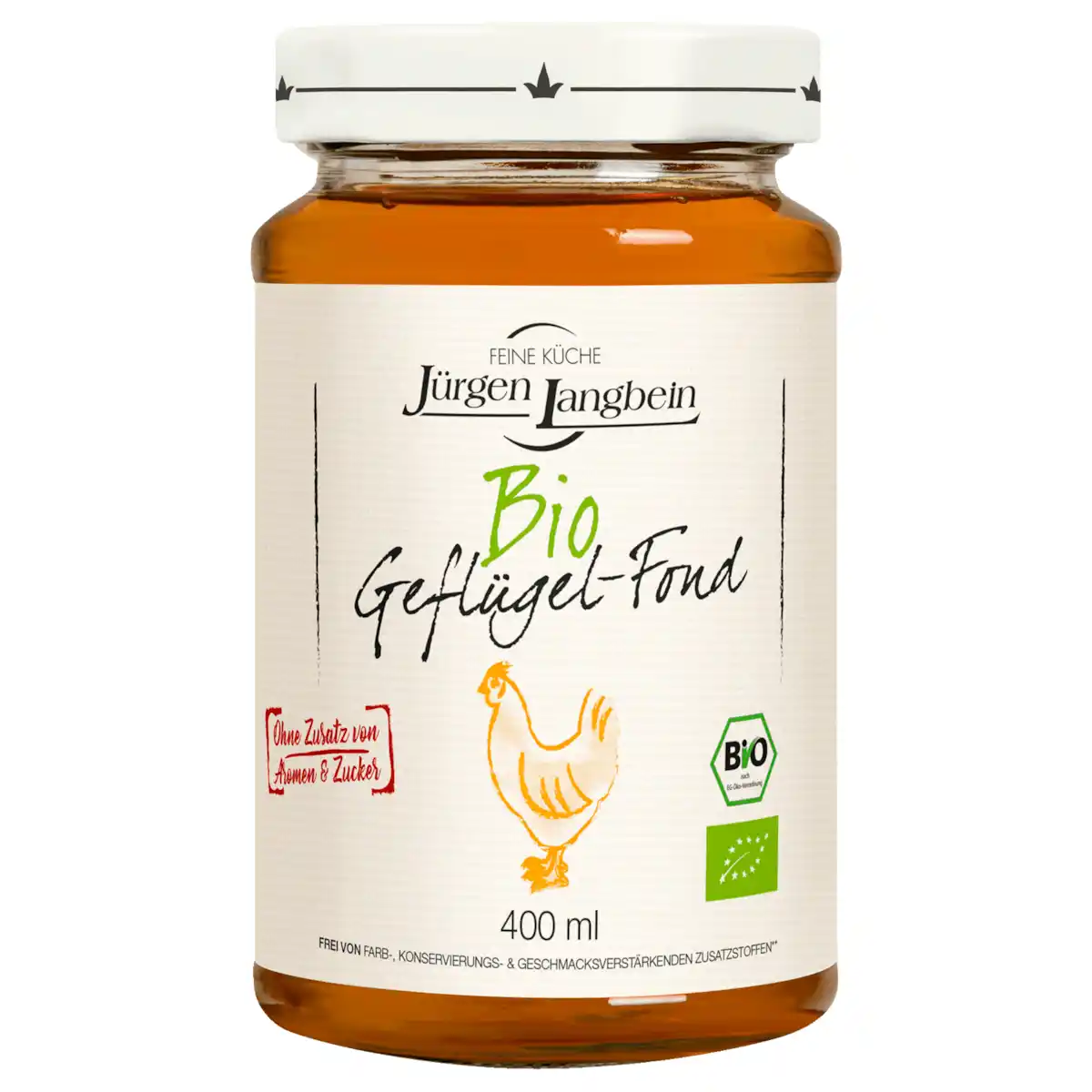 Bild 1 von Jürgen Langbein Bio Geflügel-Fond 400ml