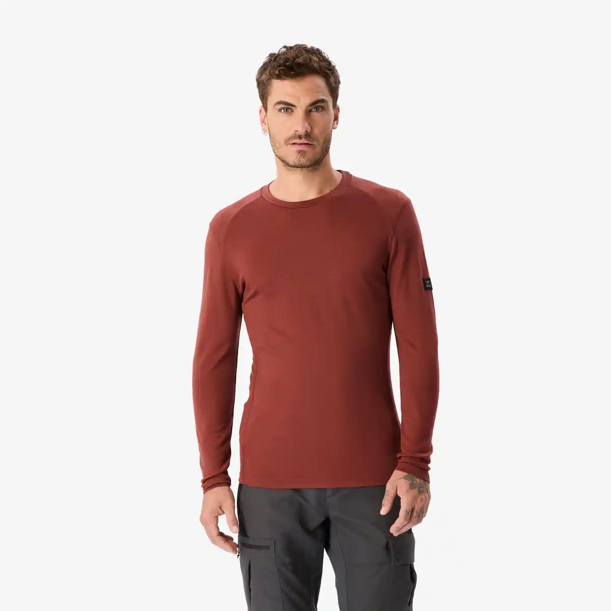Bild 1 von SIMOND Merino Funktionsshirt Herren langarm 100 % Merino - braun