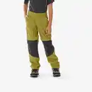 Bild 1 von QUECHUA Zip-Off-Hose Kinder Gr. 122–170 Wandern - MH500 khaki/gelb