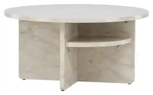 Couchtisch Ålesund ca. 85x85x42 cm Beige, Beige