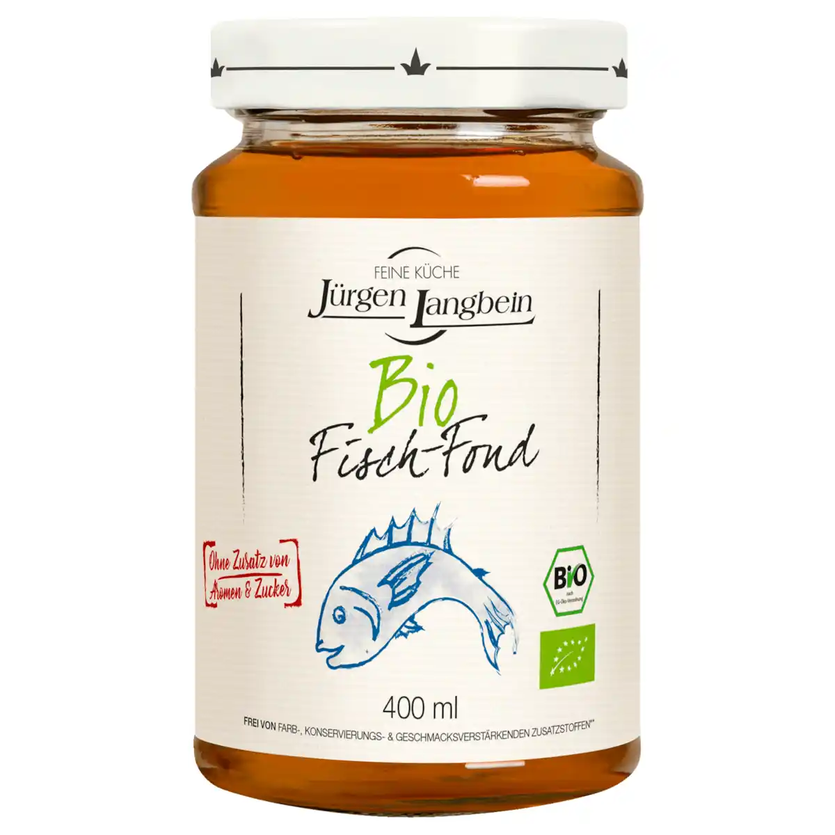 Bild 1 von Jürgen Langbein Bio Fisch-Fond 400ml