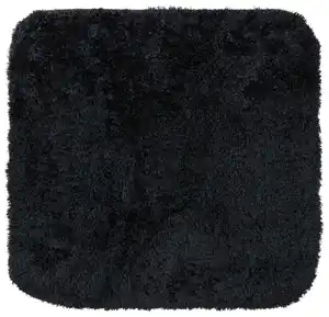 WC-Vorleger Chris Schwarz ca. 50x50cm, Schwarz