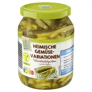 KING'S CROWN Heimische Gemüsevariationen 185 g, Wurstsalatgurke