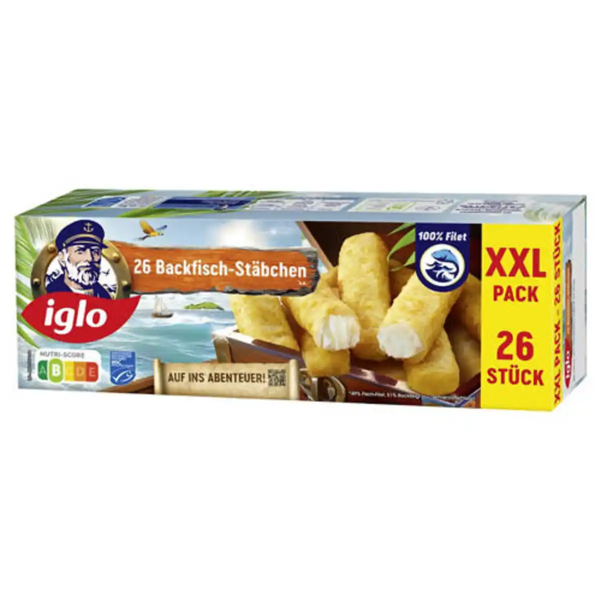 Bild 1 von IGLO XXL Backfisch-Stäbchen 728 g
