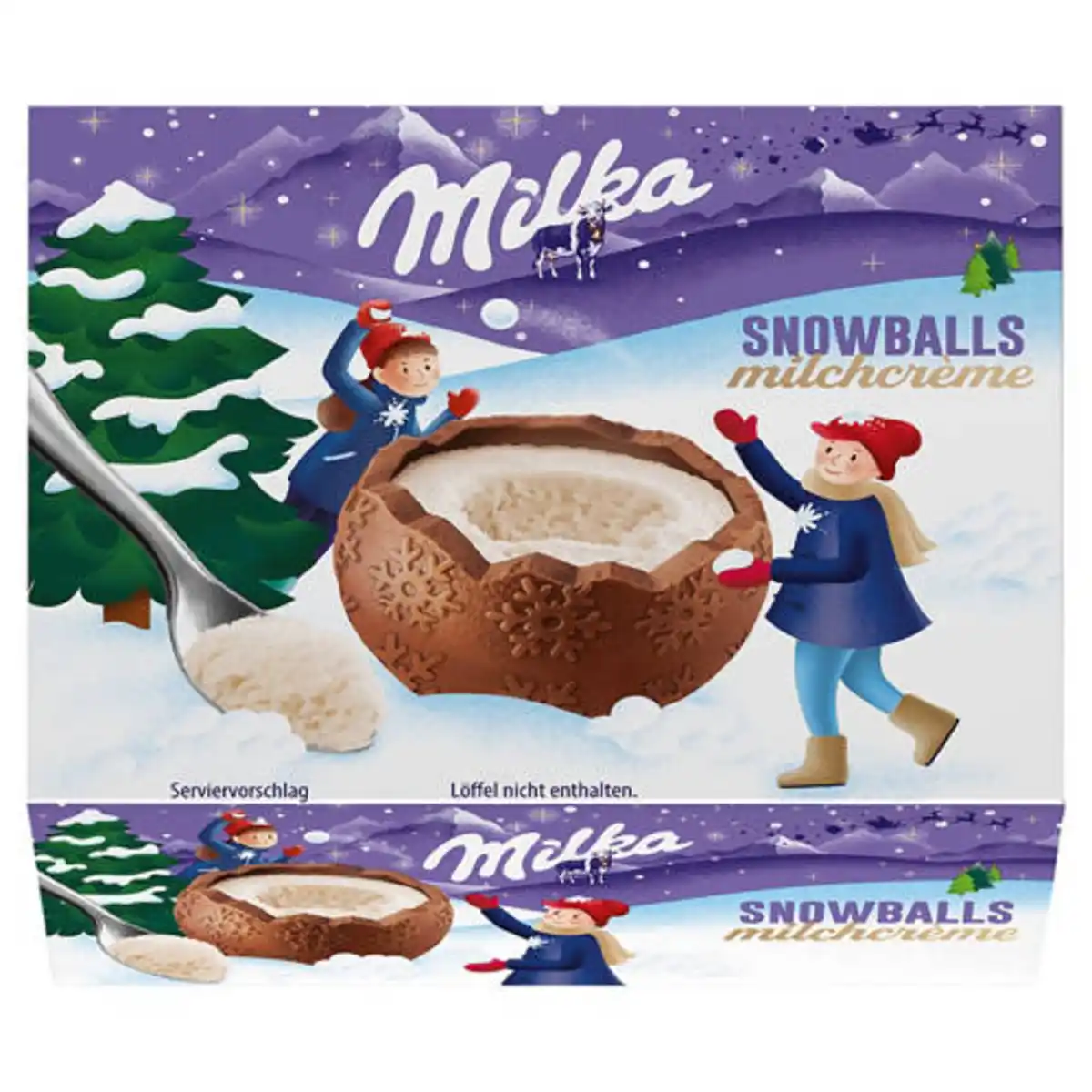 Bild 1 von MILKA Snow Balls 112 g, Milchcreme