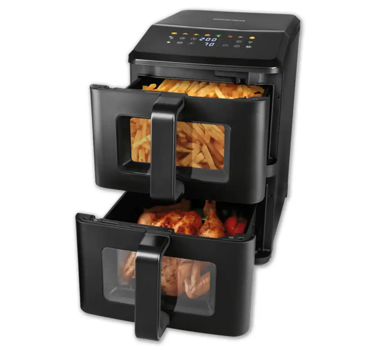 Bild 1 von GOURMETMAXX Doppelstock-Heißluftfritteuse*