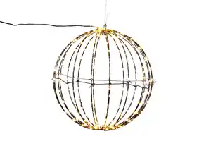 LED-Drahtkugel mit 260 warmweißen LEDs