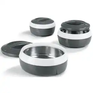GOURMETmaxx Thermoschüssel-Set 3-teilig
