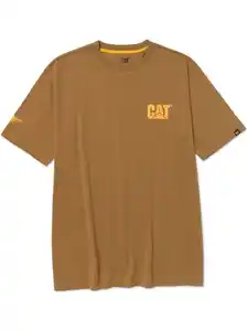 CAT T-Shirt Braun