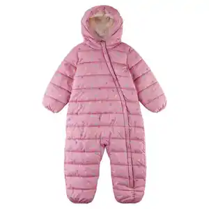 LILY & DAN Kleinkinder Winter-Overall, Rosa, 86/92