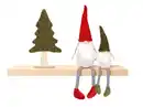 Bild 1 von Deko-Wichtel mit Teddyfell-Mütze als Kantenhocker 20 cm
