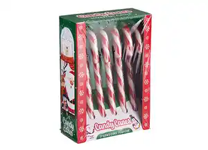 Zuckerstangen mit Erdbeergeschmack