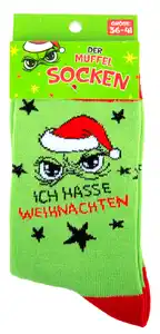 Socken „Festtagsmuffel“ oder „Muffeline“