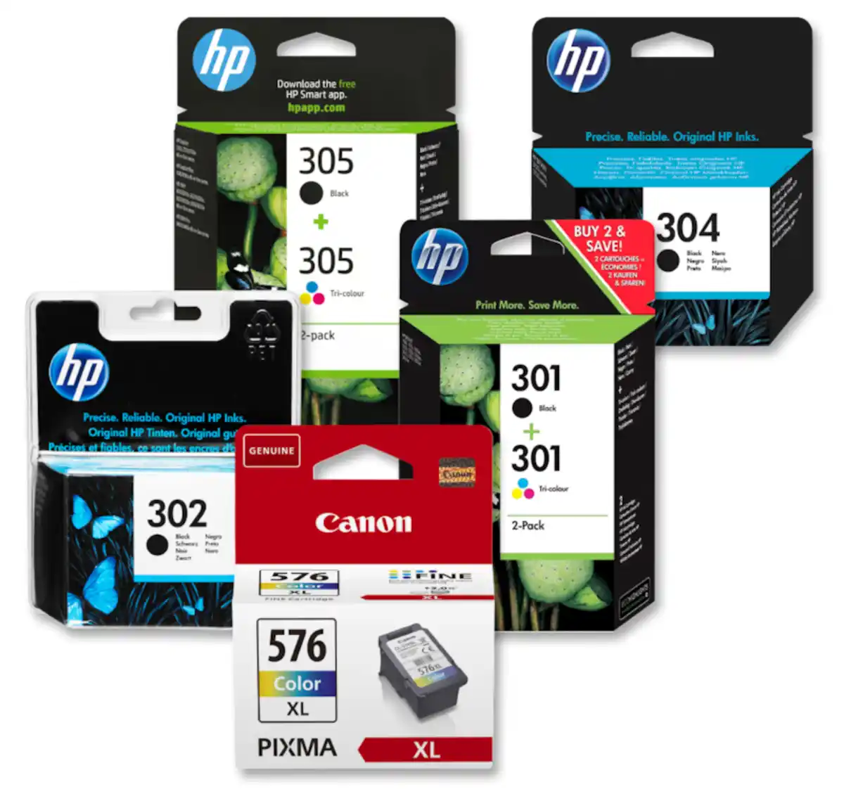 Bild 1 von HP CANON Druckerpatronen*
