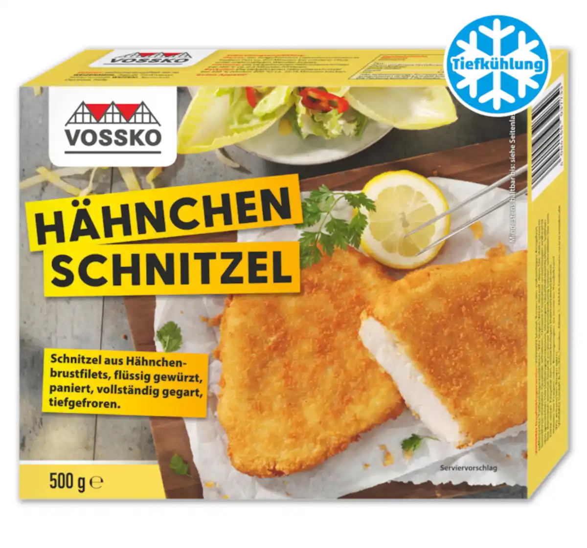 Bild 1 von VOSSKO Hähnchen Schnitzel*