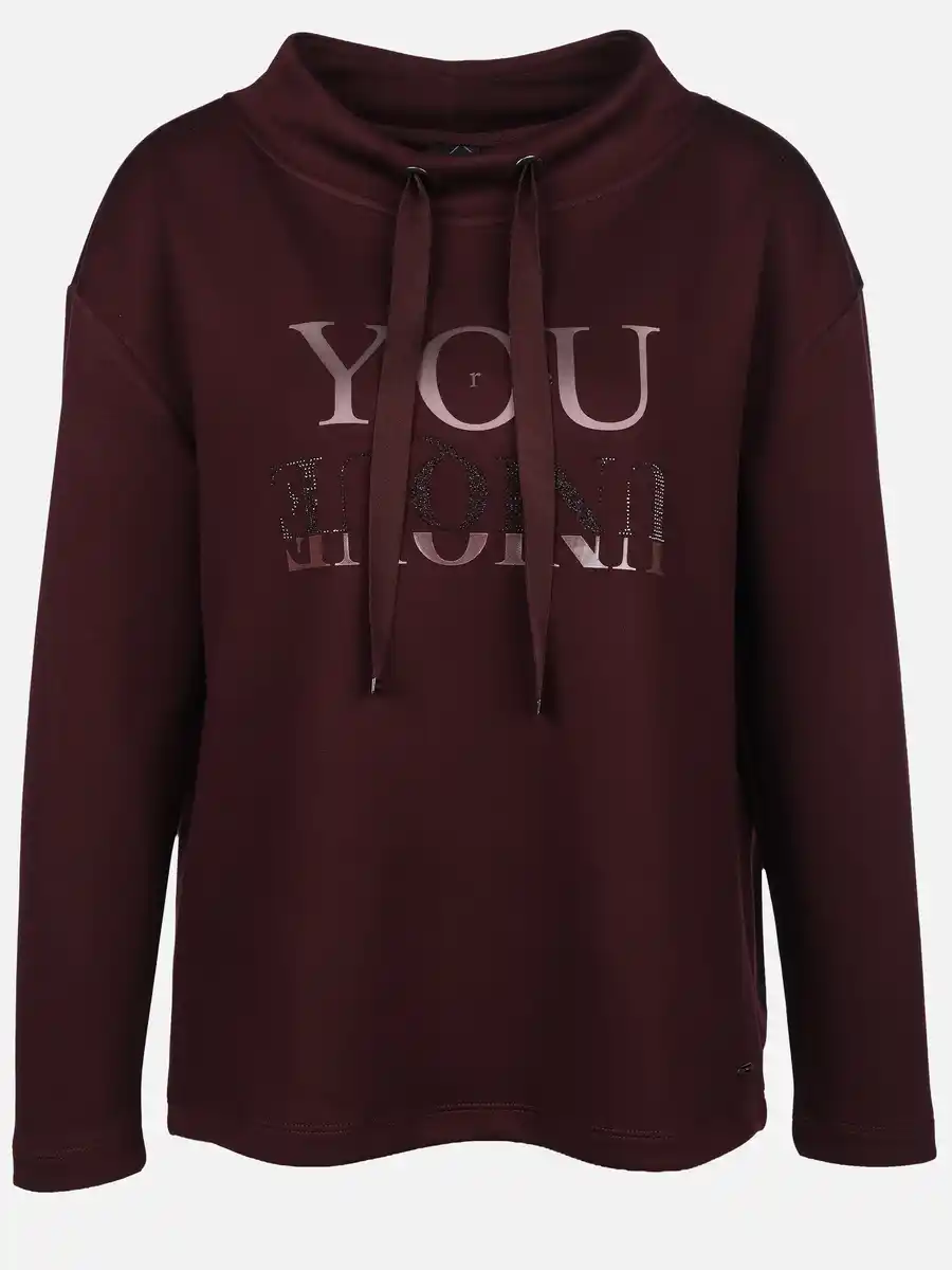 Bild 1 von Damen Sweatshirt mit Stehkragen Rot
