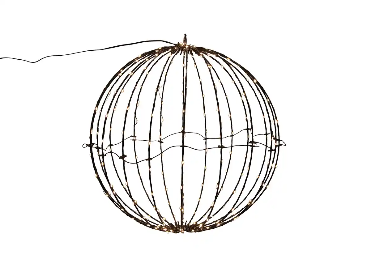 Bild 1 von LED-Drahtkugel mit 400 warmweißen LEDs