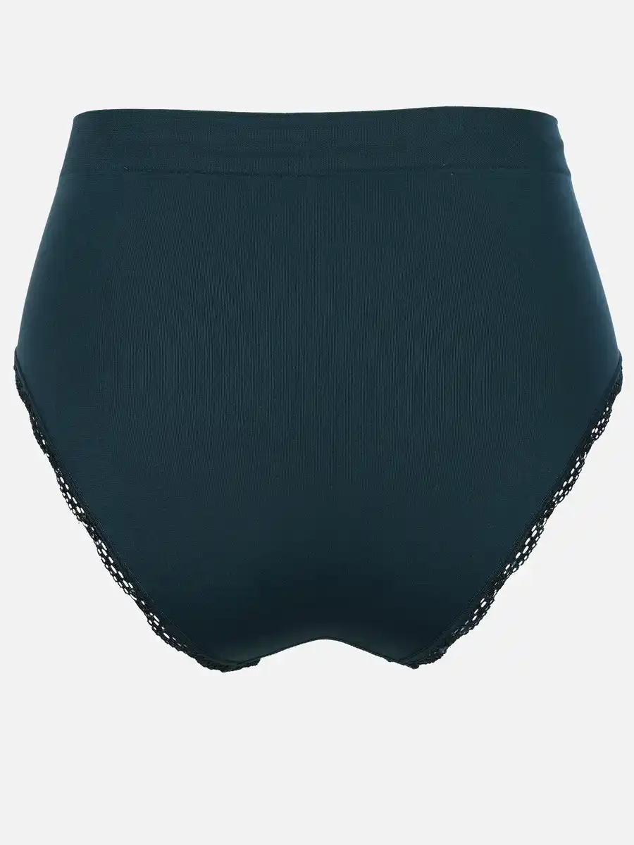 Bild 2 von Damen Taillenslip Seamless mit Spitze im 2er Pack Beige