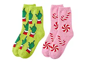 Kuschelsocken „Festtagsmuffel“ oder „Muffeline“