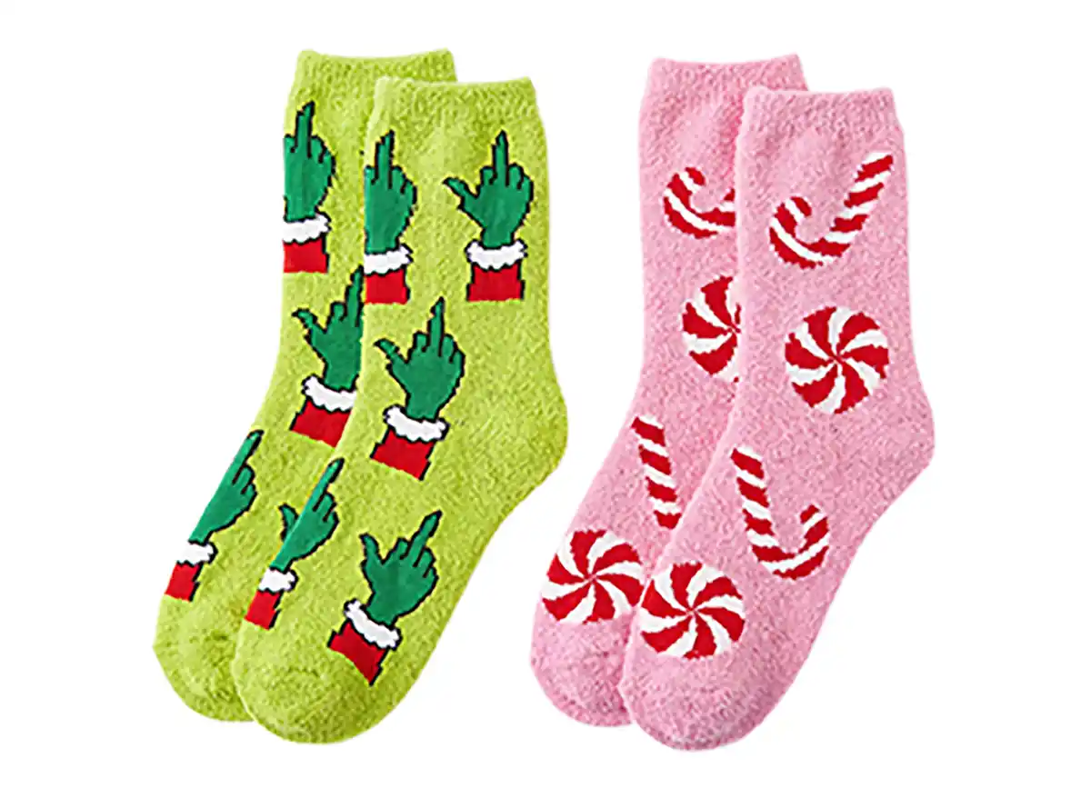 Bild 1 von Kuschelsocken „Festtagsmuffel“ oder „Muffeline“