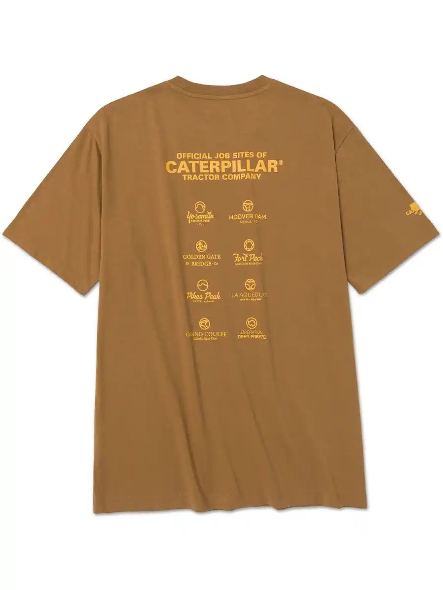 Bild 2 von CAT T-Shirt Braun