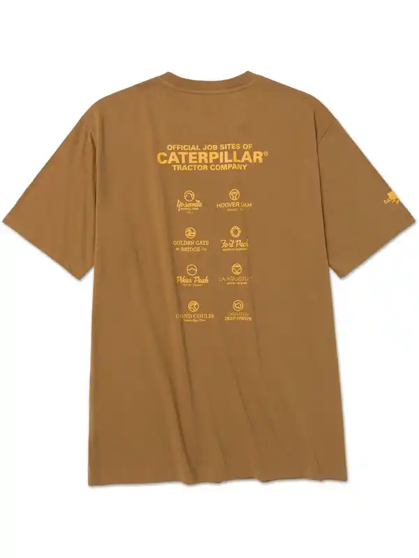 Bild 2 von CAT T-Shirt Braun