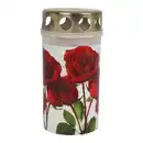 Bild 1 von Motiv-Grablicht Rosen mit Deckel