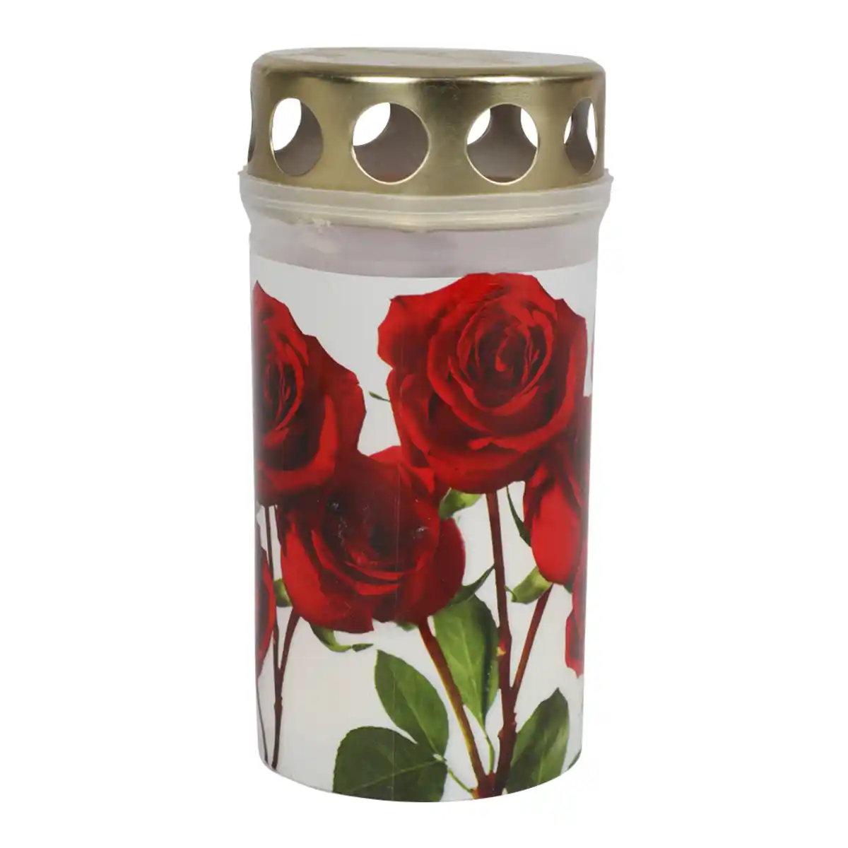 Bild 1 von Motiv-Grablicht Rosen mit Deckel