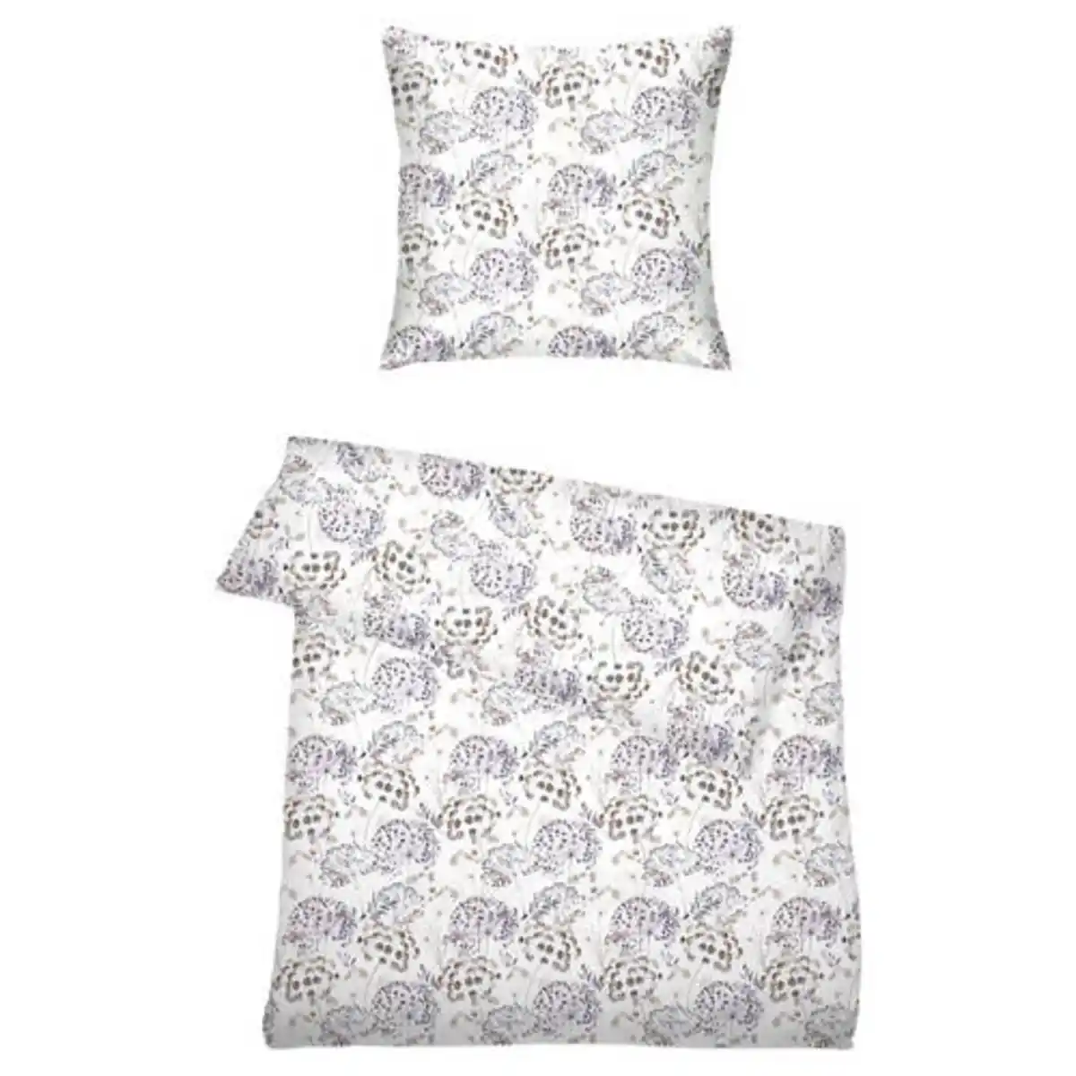 Bild 1 von NOVITESSE Winterjersey-Bettwäsche, 155 x 220 cm 80 x 80 cm Blume