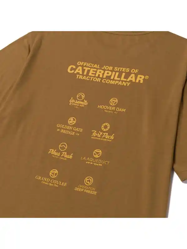 Bild 3 von CAT T-Shirt Braun