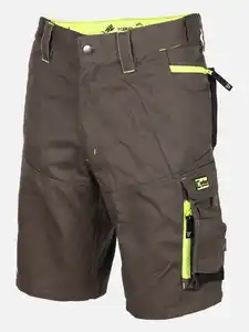Herren Arbeitsshorts mit Neondetails Grün