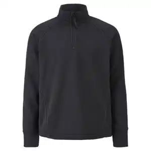 CRANE Kinder Fleece-Troyer, Schwarz, 122/128